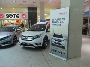 CMH Honda The Glen Mall Display