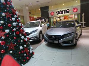 CMH Honda The Glen Mall Display