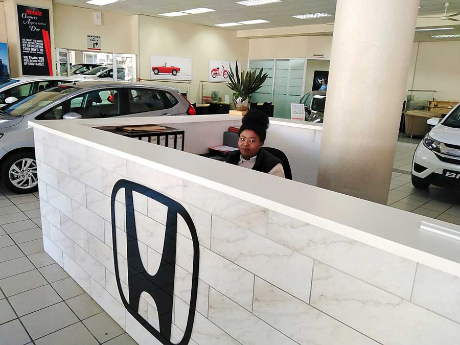 CMH Honda Hatfield- Receptionist Ethel kau