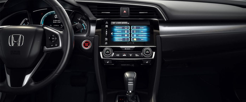 CMH Honda Menlyn- Honda Civic Interior infotainment