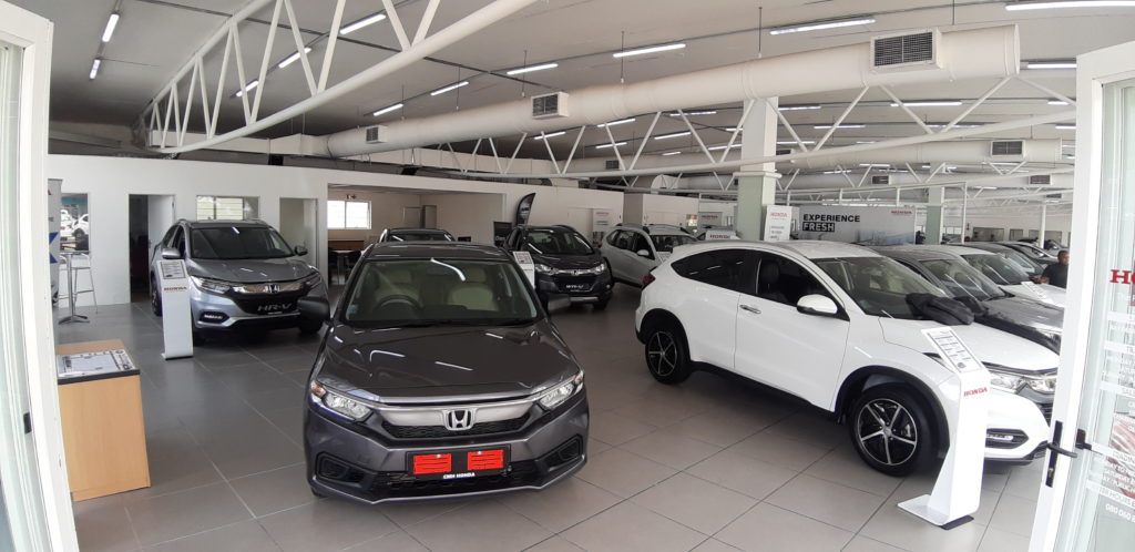 CMH Honda Pinetown New Car Showroom Inside view