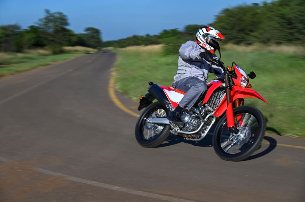 Honda CRF 300L on track